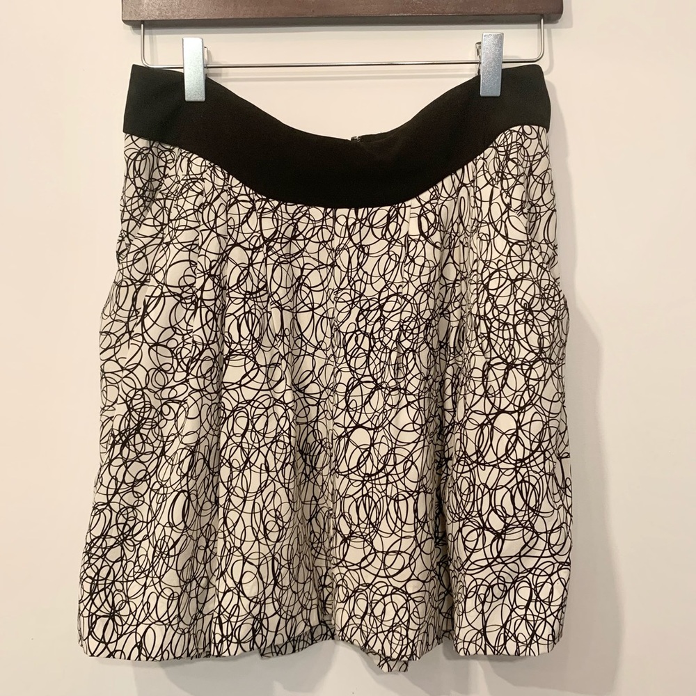 DVF Silk Pleated Short Skirts Size 6